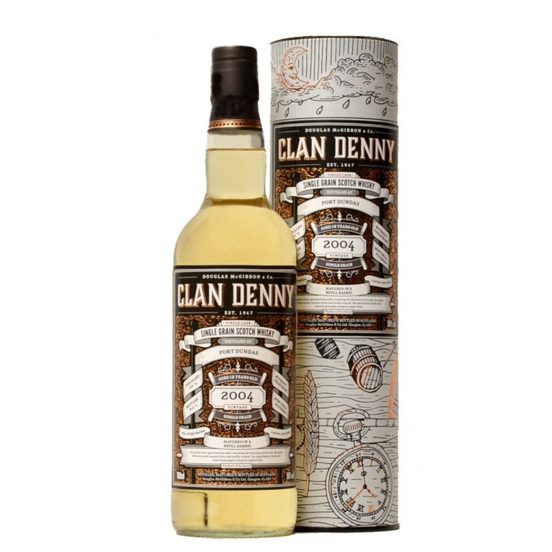 Port Dundas 2004 Single Grain Clan Denny 12 años